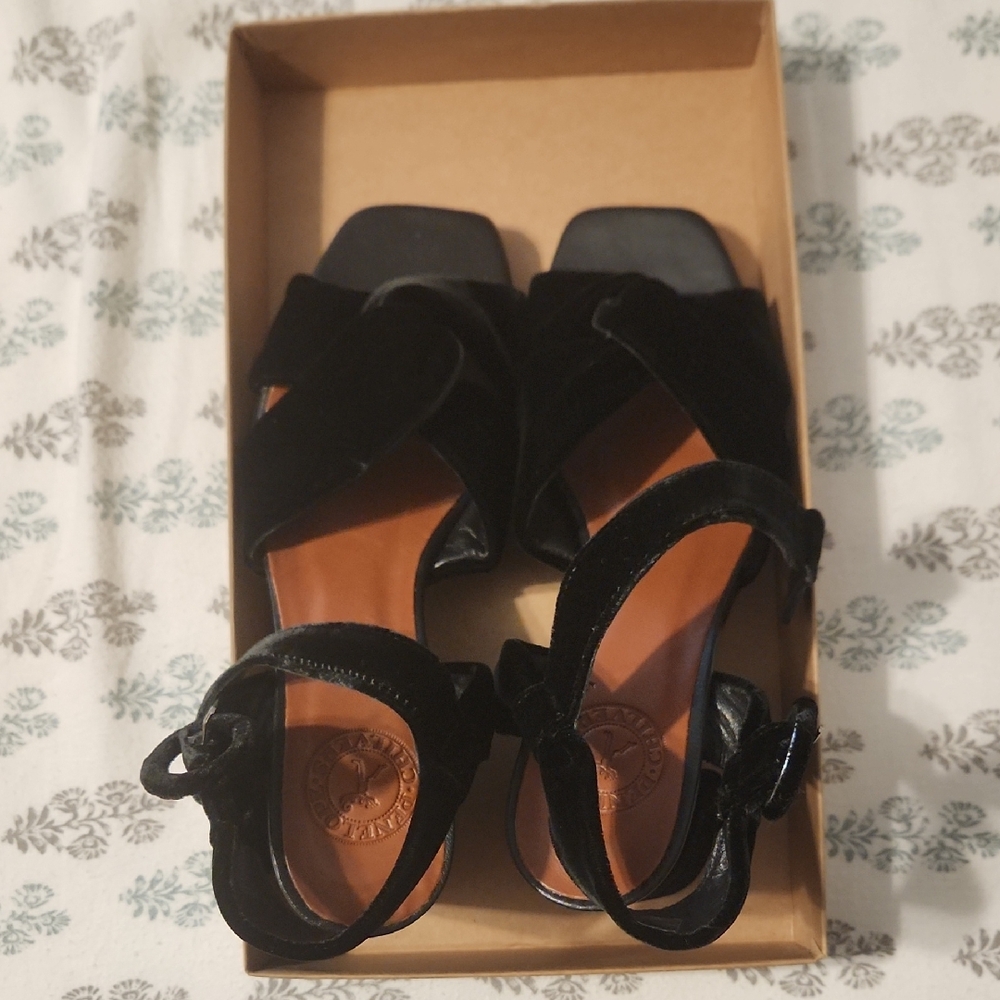 Penelope Chilvers Black Strappy Sandals